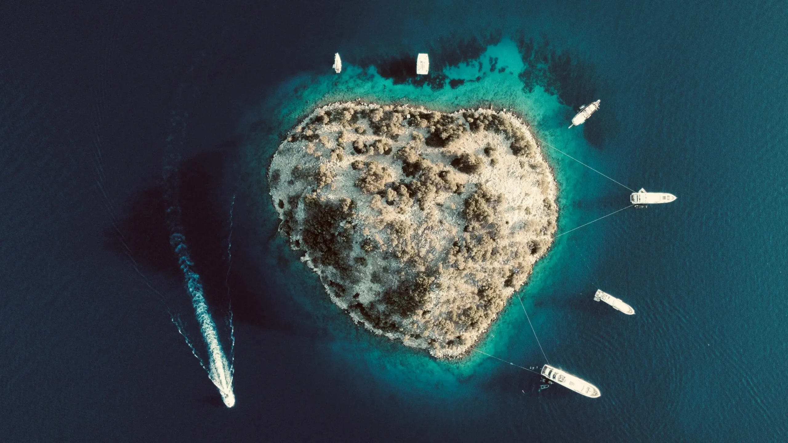 heart shape Island heart shape Island